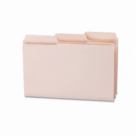 Made-To-Stick SuperTab Guide Height Reinforced Folders  Top Tab  Legal  Manila  100/Box MA189572